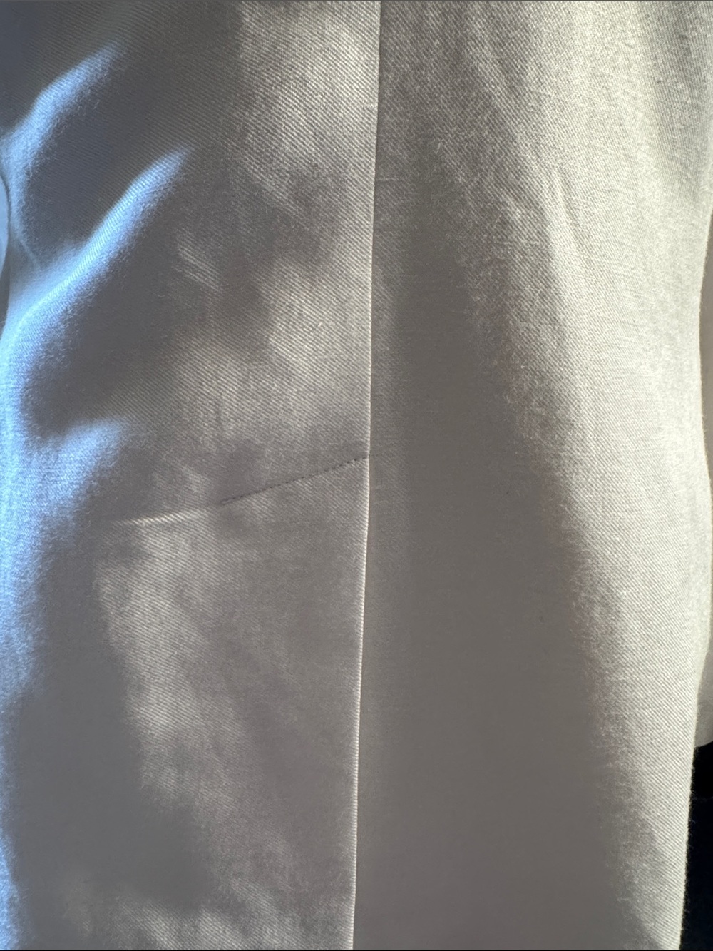Ralph Lauren White Single-Button Linen Blend Twill Blazer - Picture 3 of 5